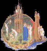 unknow artist Brod Limbourg, Edens lustgard, painting